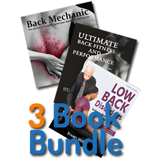 3 Book Bundle (Low Back Disorders + Gift Of Injury + Back Mechanic)