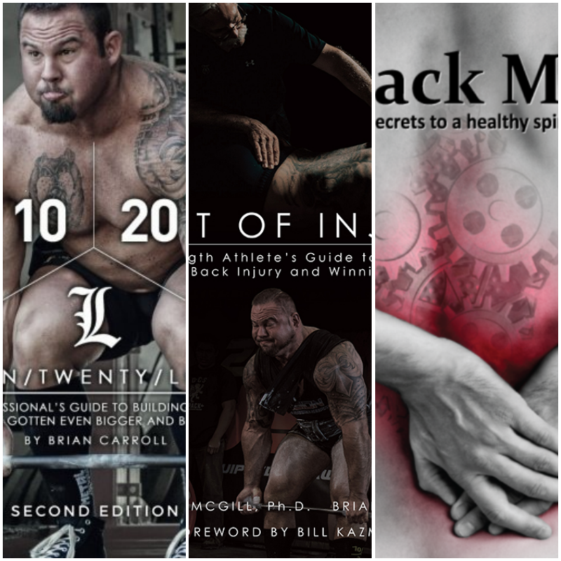 Book Combo- 10/20 LIFE | Back Mechanic | Gift Of Injury - PowerRackStrength